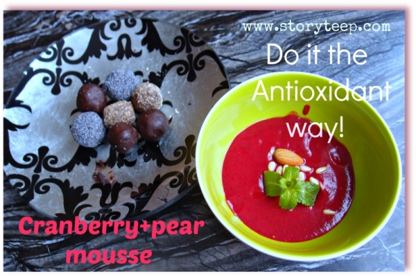 Клюква-груша — мусс-антиоксидант | Mousse Antioxidant cranberry-pear